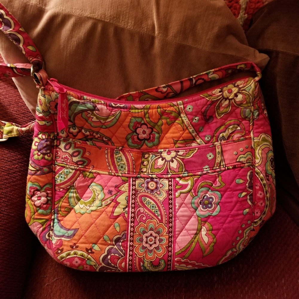 Pink Paisley Shoulder Bag